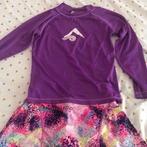 Kids swimsuit set (top and bottom)